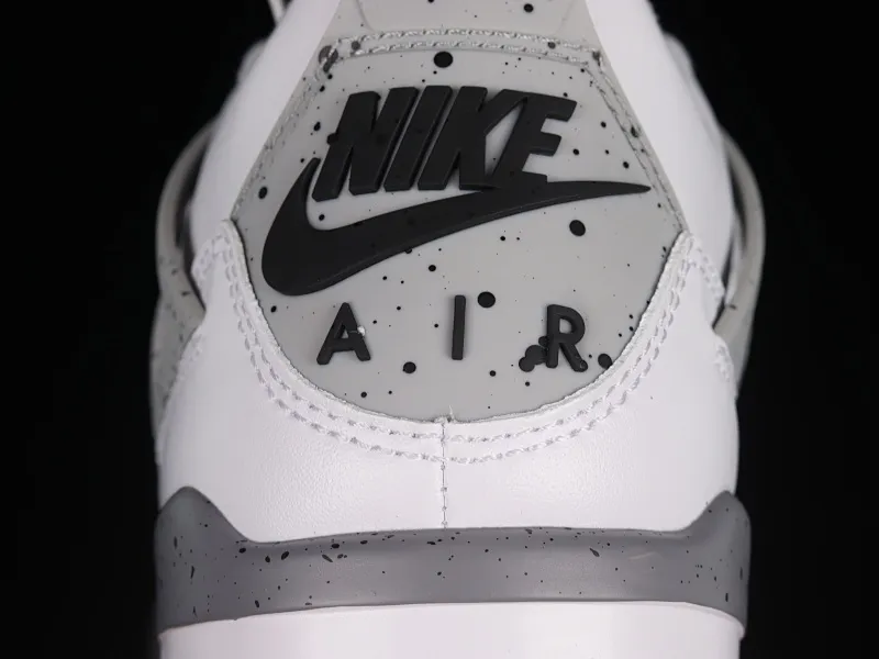 All categories Air Jordan Jordan series basketball shoes Air Jordan 4 X version Air Jordan 4 Retro "White Black" AJ4 Joe 4 white black cement 308497-103